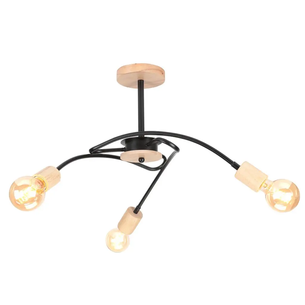 

Industrial Ceiling Lamp Sputnik Chandelier Wrought Iron Ceiling Lamp E27 Light Living Room Vintage Modern Decor Lighting Fixture