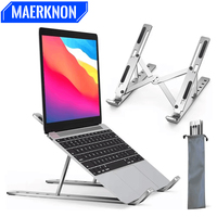 Portable Laptop Stand Aluminum Alloy Notebook Holder Adjustable Lifting Cooling Bracket For Macbook Lenovo Computer Accessories