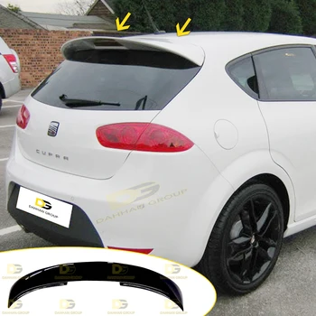 Seat Leon MK2.5 2009 - 2012 R Style Rear Window Spoiler Wing Raw or Painted High Quality Fiberglass Material FR Cupra Kit