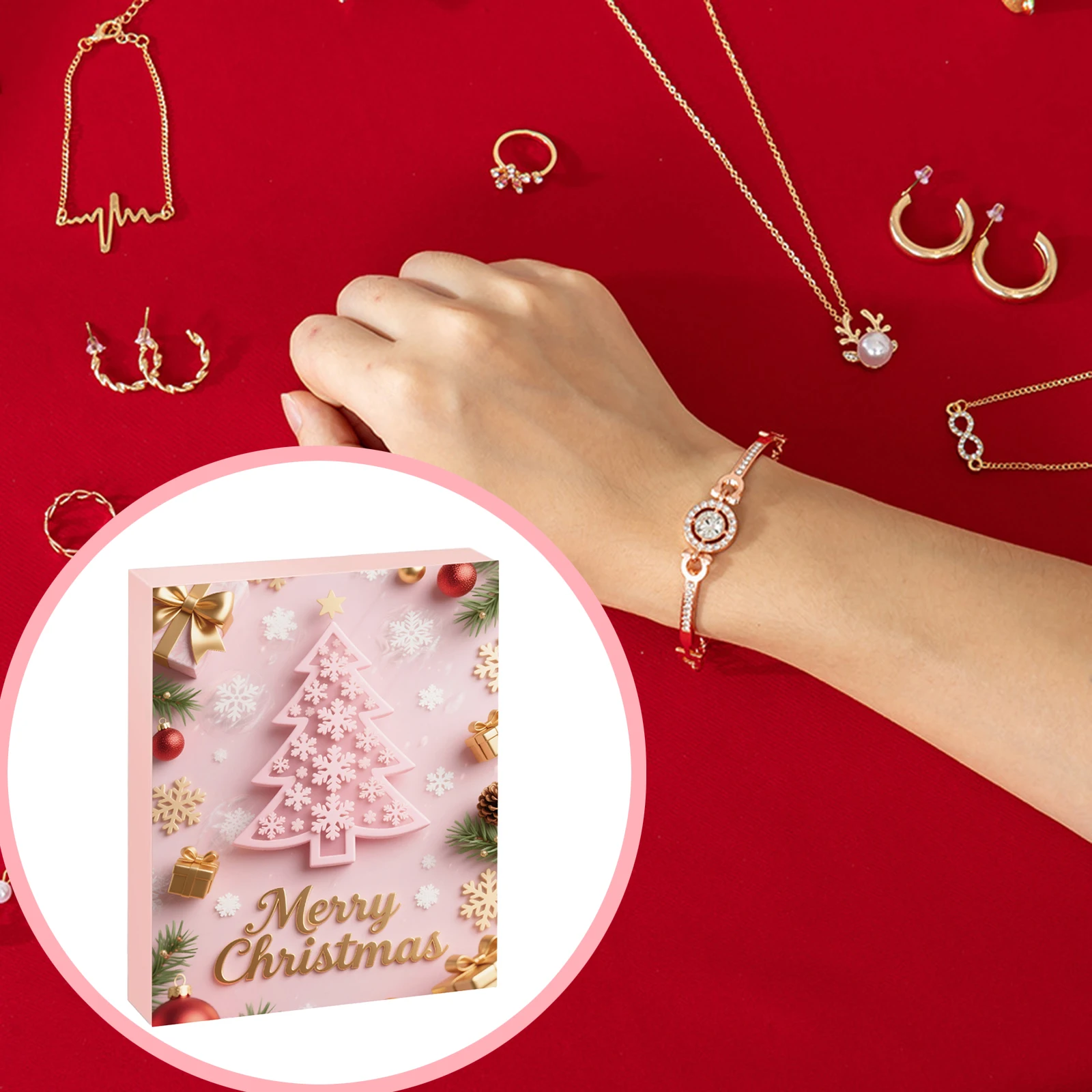 1 مجموعة عيد الميلاد تقويم الق - مراجعة Jewelry Making Advent Calendar وسعره
