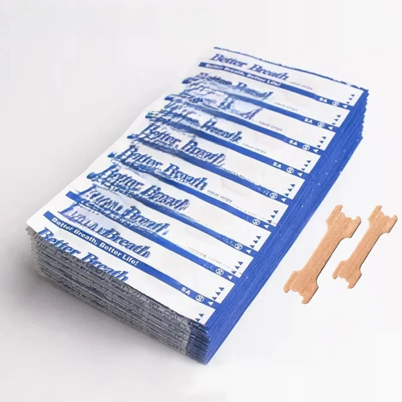 Bandes nasales pour l'haleine, 100/200/300 pièces, pour arrêter le ronflement, bande nasale Anti-ronflement, plus facile, meilleure respiration, bon sommeil