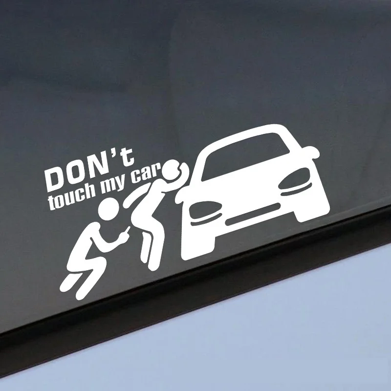 Автомобильная-персонализированная-светоотражающая-наклейка-«Не-прикасайтесь-к-моей-машине»-забавная-креативная-модифицированная-наклейка-персонализированная-наклейка-на-автомобиль-для-мотоцикла