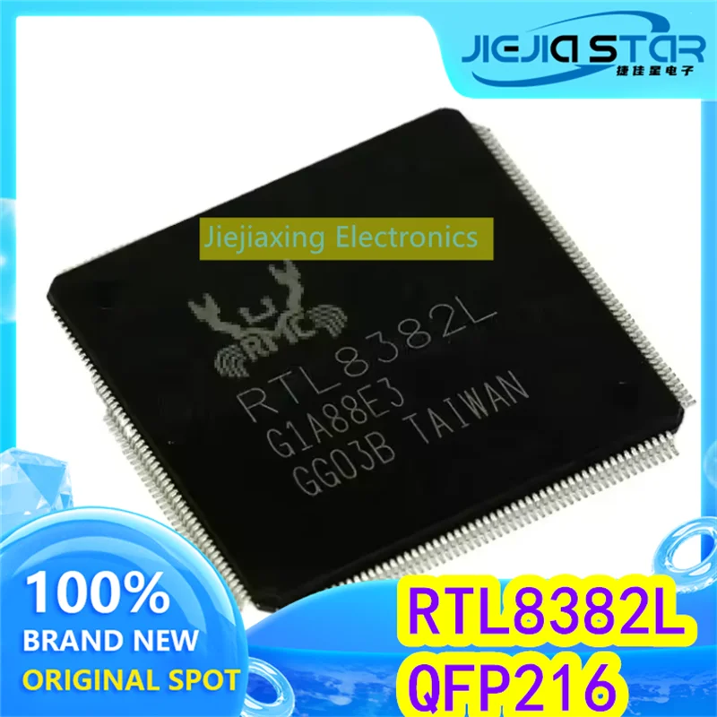 (2/10pieces) RTL8382L RTL8382L-VB-CG QFP216 Ethernet chip IC Brand new original electronics