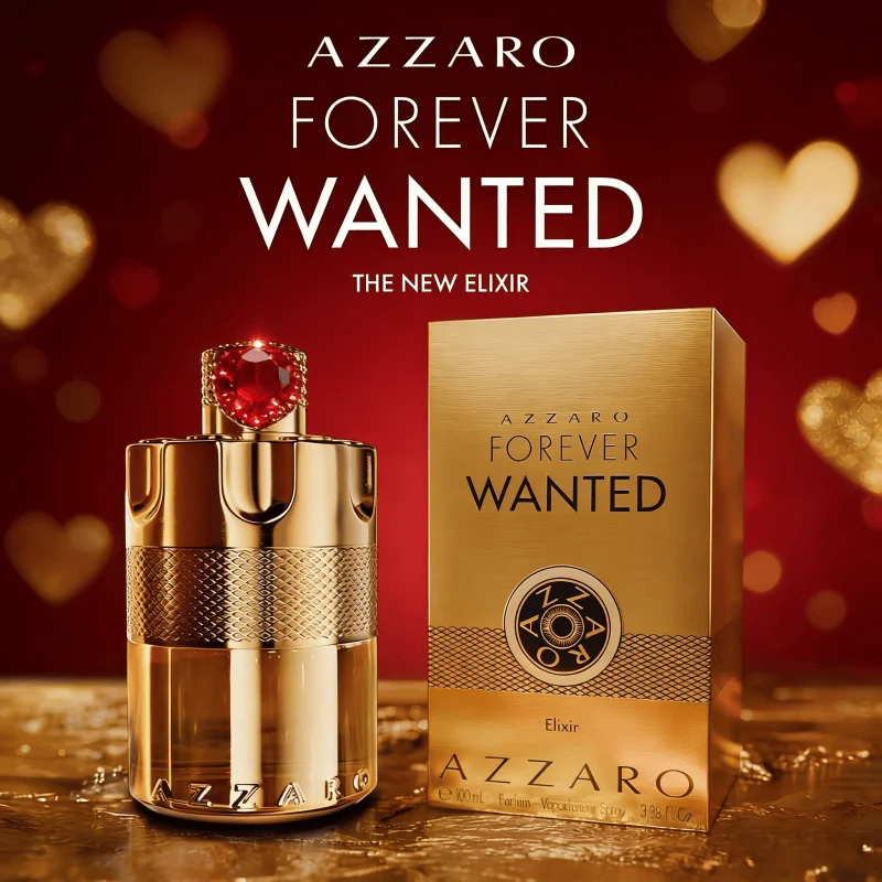 AZZARO Forever Wanted Elixir Eau de Parfum, parfum luxueux pour homme, cadeau idéal pour les occasions spéciales, eau de Cologne pour homme