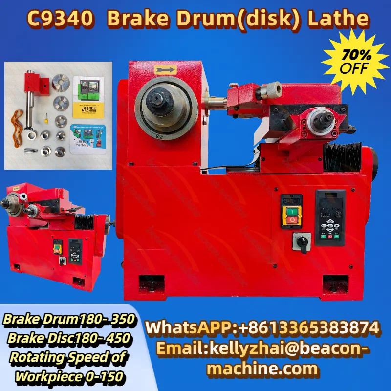

T8445FVC C9340 Brake Drum Brake Disc Lathe Machine for Car