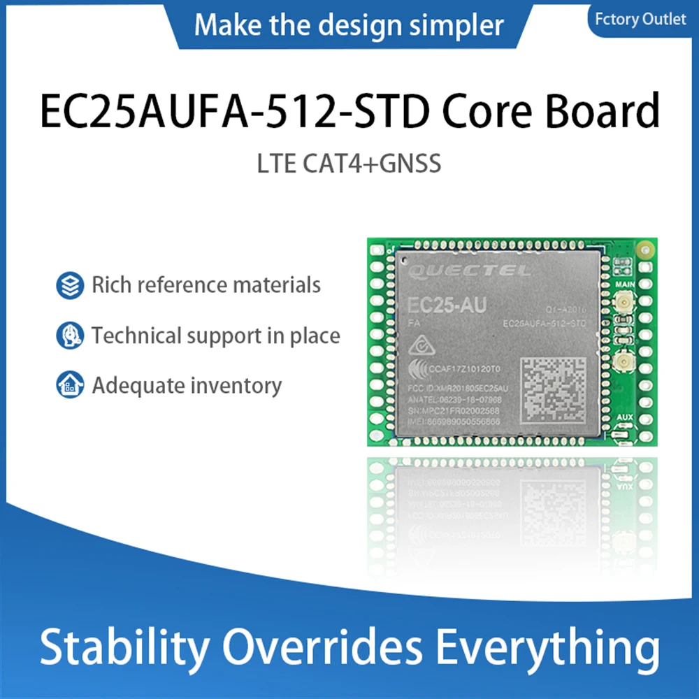 LTE CAT4  Development Boards EC25AUFA   EC25AUFA-512-STD Core Board 1pcs