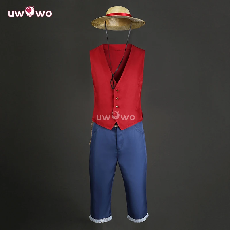 

UWOWO Collab Series: Luffyy Cosplay Costume With Hat One piecee Cosplay Anime Cosplay Halloween Costume