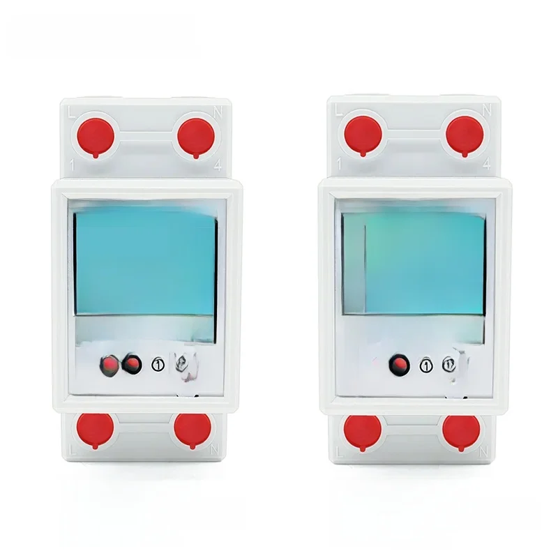 Compteur d'énergie numérique LCD avec rétro-éclairage, monophasé, remise à zéro, kWh, tension, courant, consommation d'énergie, 220 ylique