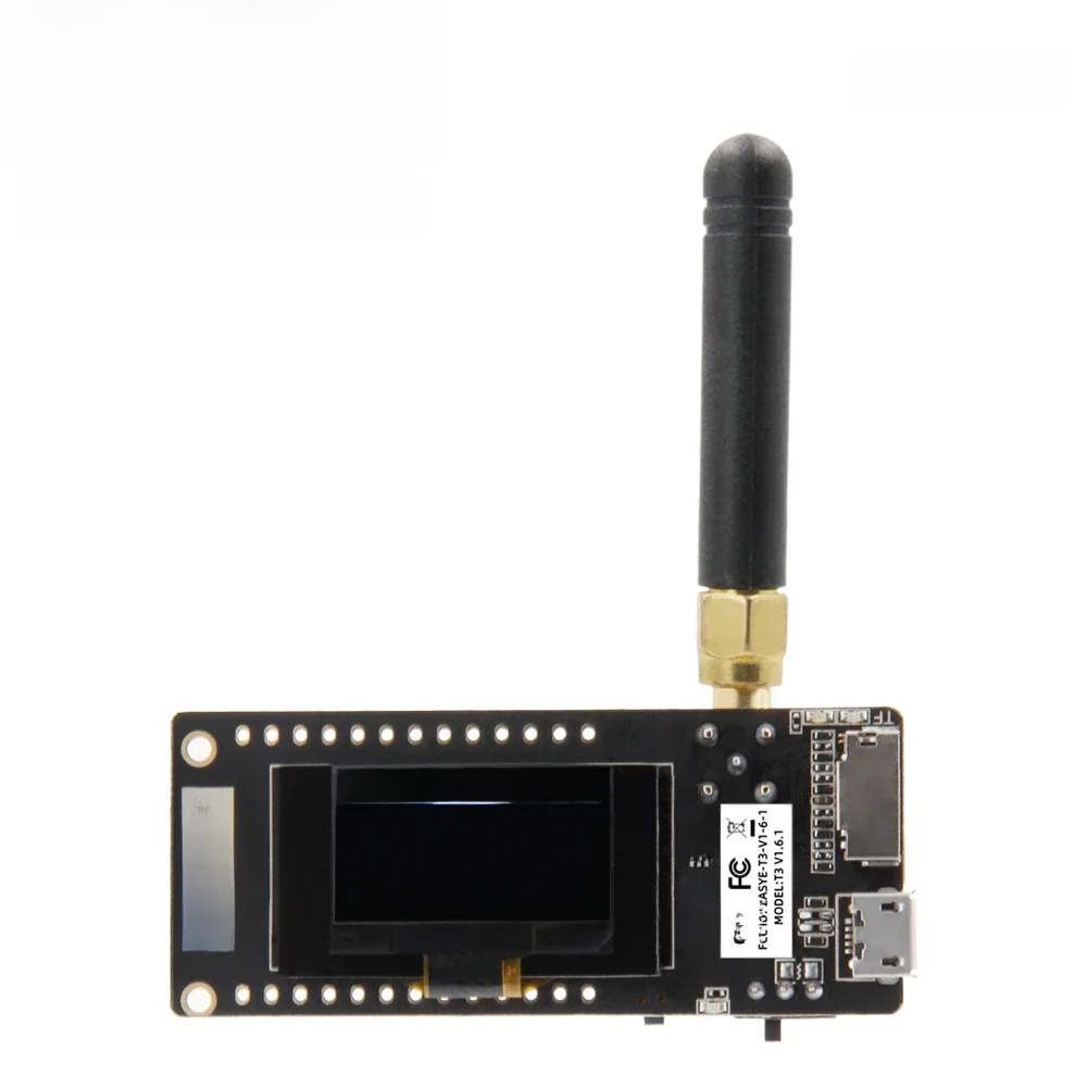 LILYGO® Disaster-Radio LoRa V2.1_1.6.1 ESP32 433/868/915Mhz bezprzewodowy moduł Bluetooth WIFI 0.96 Cal OLED SD płytka rozwojowa — zdjęcie 2