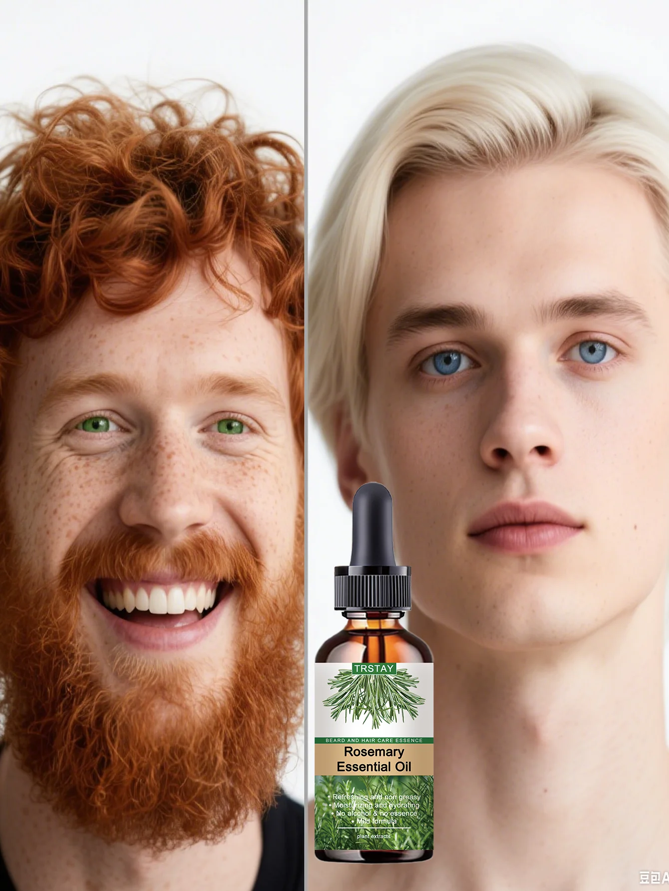 Premium beard oil for men thick nourishing softening smooth easy maintain hydrating moisturizing mustache care essential oil for - Image 3