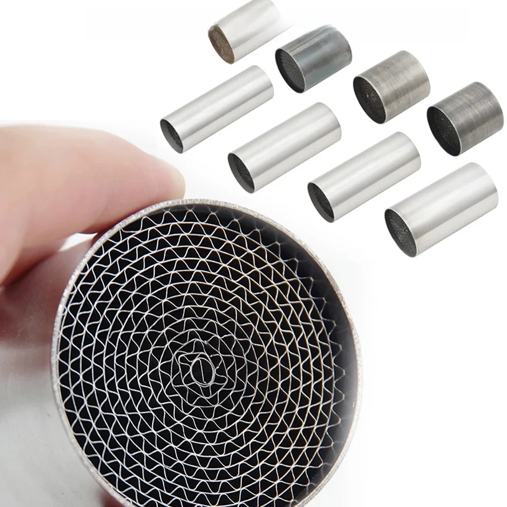 35mm 42mm 45mm 48mm 50mm 53mm Metalowy katalizator oksydacyjny o strukturze plastra miodu Metalowy katalizator do podłoża konwertera motocyklowego — 2