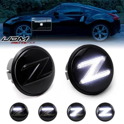 2X Led Dynamic Z Logo Side Marker Light Signal Sequential Blinker Accessories For Nissan Nismo 370Z 350Z Coupe Z34 Z33 2003-2020