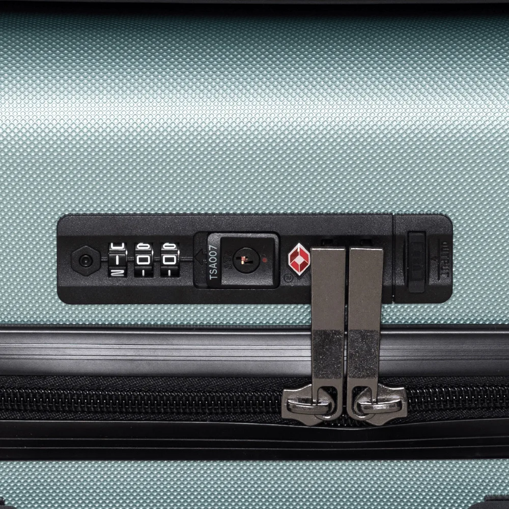 NUMADA - Maleta de Viaje Cabina ABS UpFly T20 (56x37x22cm) con Cierre TSA y 4 Ruedas Dobles. Maleta de Mano Rígida con Múltiples Compartimentos