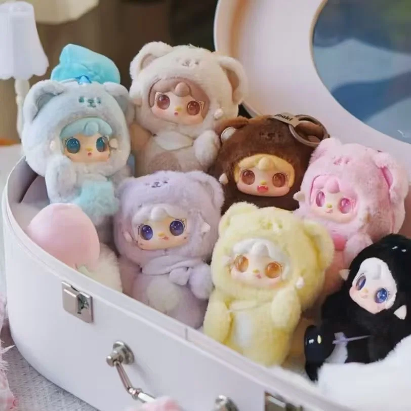 

Surprise blind box genuine Oxygen yooki fourth generation bite bear coming plush cute doll bag pendant