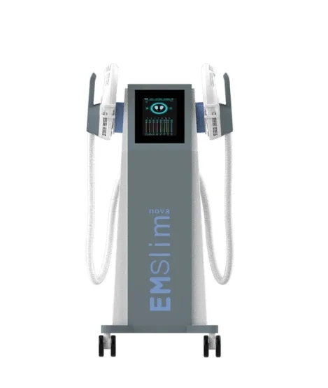 A máquina do emagrecimento com o punho 4 e o controle 2, máquina do emagrecimento, para o desenvolvimento do músculo e a perda de peso, aperfeiçoam para o ganho do músculo, novo