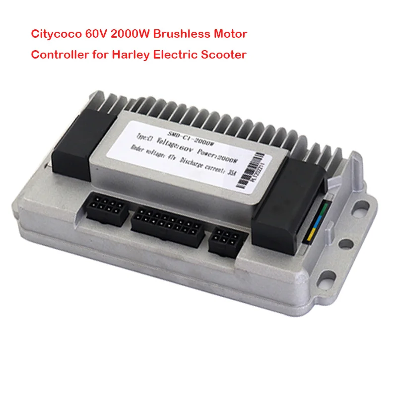 Citycoco 60V 2000W/3000W Brushless Motor Controller for Harley Electric Scooter New Electric Scooter Sine Wave Controller