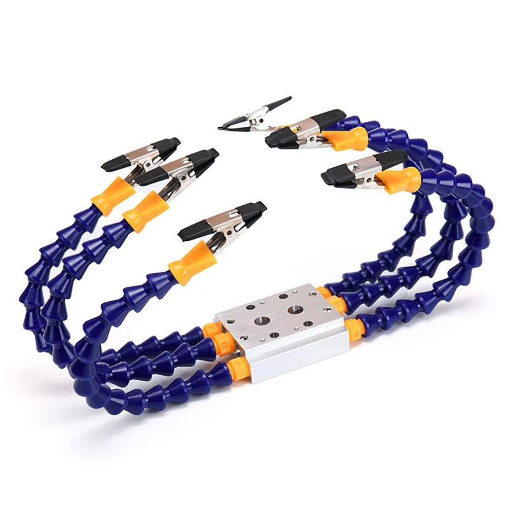 

DIY Soldering Assistant PCB Spot Welding Clamp Soldering Station Clamps With Flexible Arms Circuit Board Welding Fixture