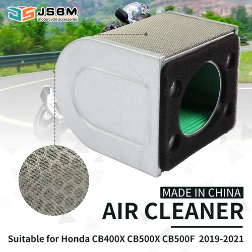 JSBM Reemplazo del limpiador de admisión del filtro de aire de la motocicleta 17211-MKP-J00 para Honda CB500F CB500X CBR500R CB500 F FA-K CB500 X XA-K CBR500 R RA-K 2019 2020 2021 2022