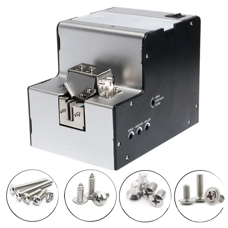 Fully Automatic Screw Machine 110V-220V Arrangement Machine M1-M5 Screws Feeder Tools Track Screw Supply Machine