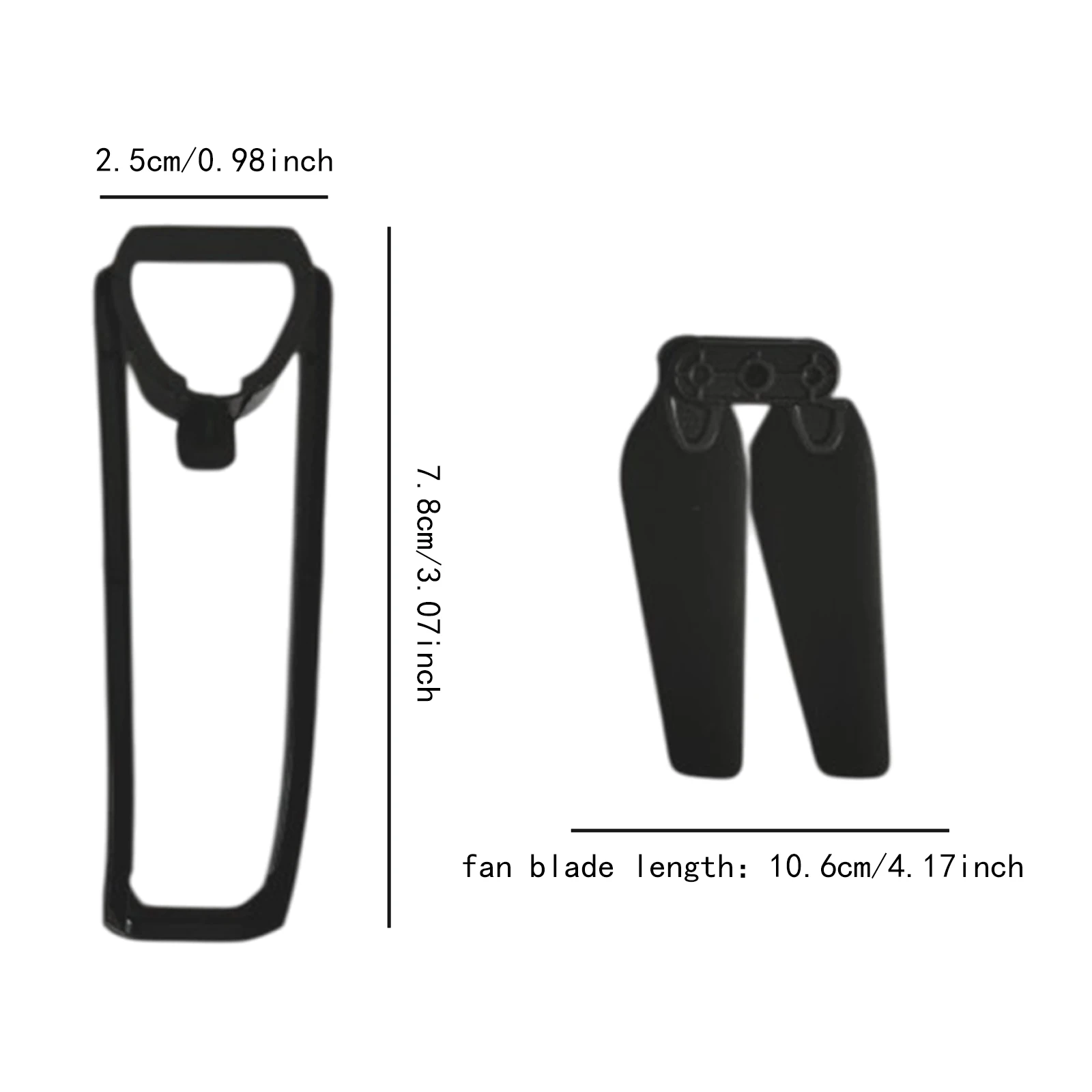 Quadcopter プロペラ ガード セット 高硬度折りたたみ式プロペラ 軽量プロフェッショナル スペアパーツ E88Pro E88 用