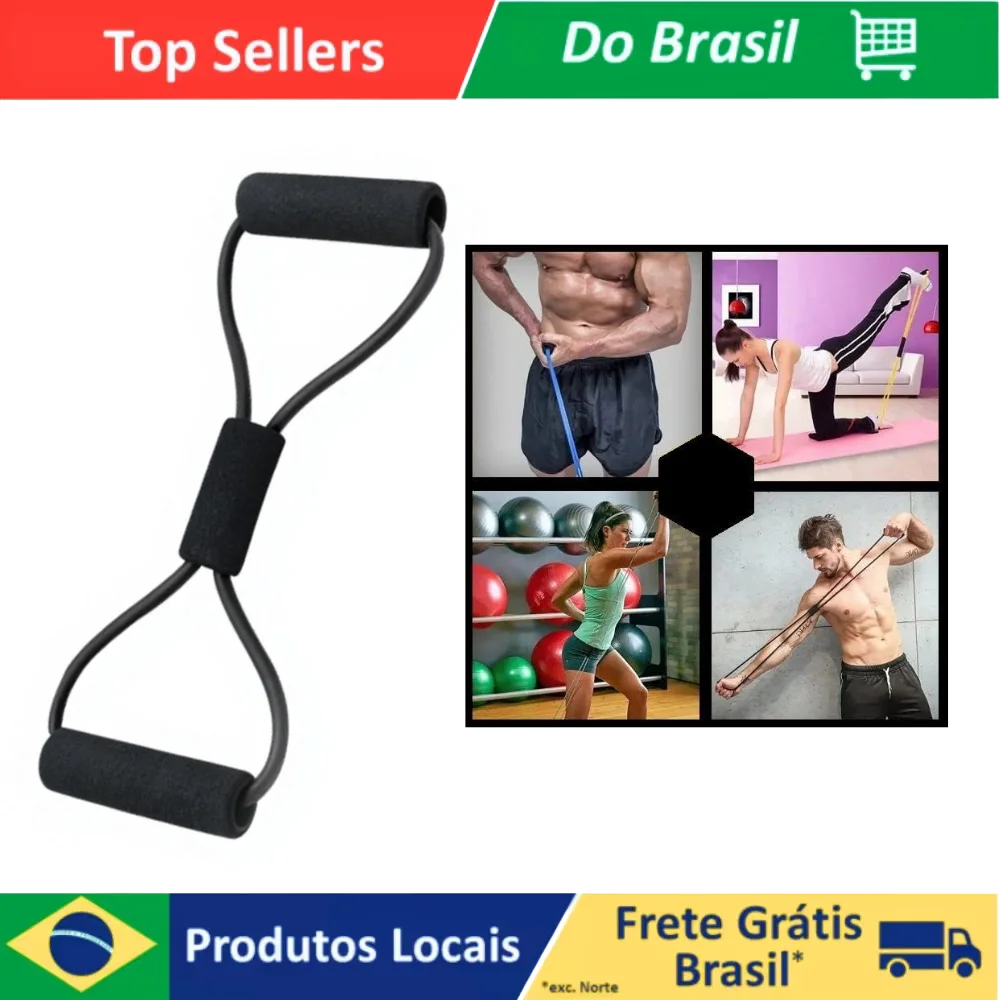 Elástico De Tensão Para Treino Multifuncional para Exercícios de Braço Perna Extensor Muscular