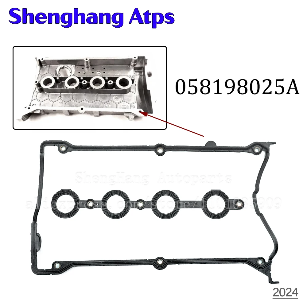 

New Engine Valve Cover Gasket For Audi A4 B5 B6 TT MKI VW 337/20AE Golf Jetta Beetle Passat B5 1.8T L4 058198025A,058 198 025 A