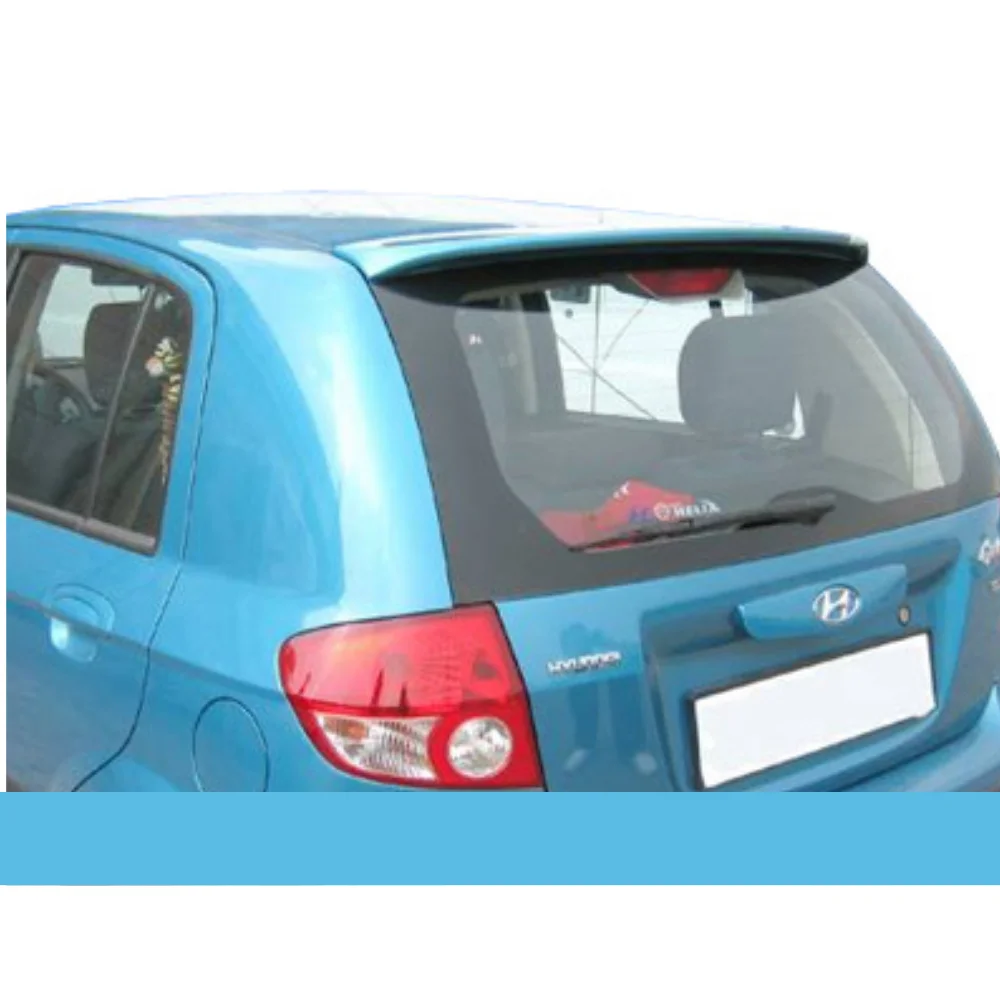 For Hyundai Getz Glass Top Spoiler Fiber Material Rear Roof Spoiler Wing Trunk Lip Car Styling Fully Compatible Tuning Parts