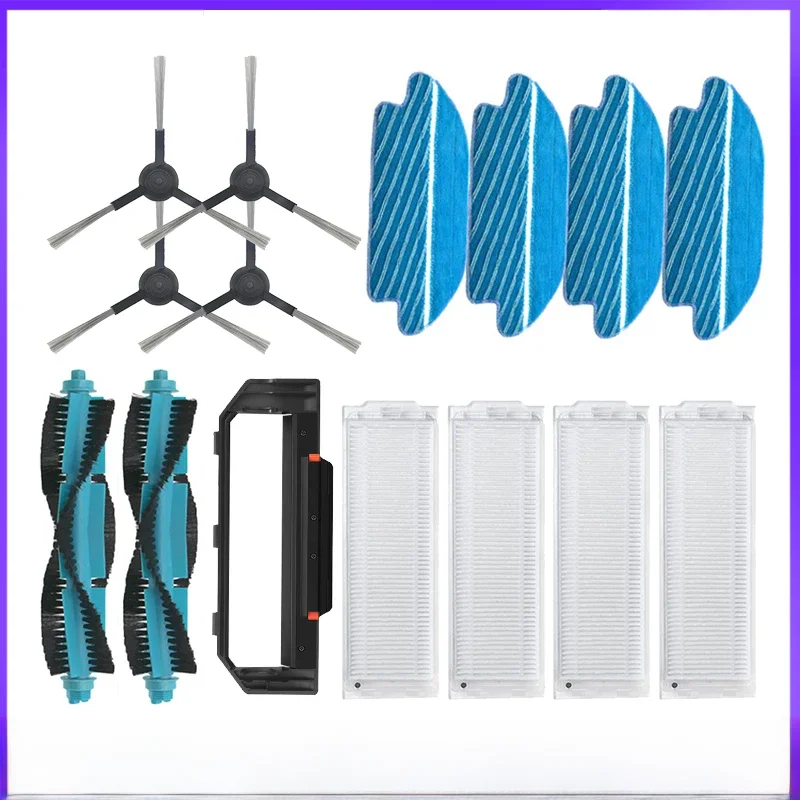 Accessoires pour aspirateur Robot Proscenic M6 Pro, pièce de rechange, brosse latérale principale, filtre Hepa, tampon en tissu de vadrouille