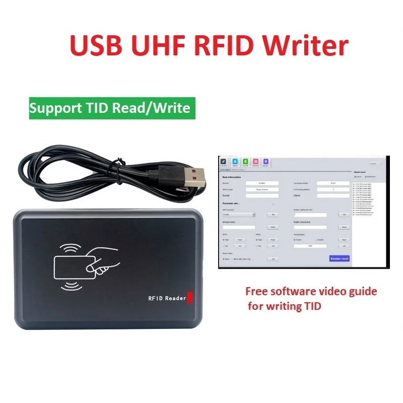 rfid copier duplicator for ISO 18000-6C Tags – UHF Reader/Writer with EPC GEN2 & TID Writable Support