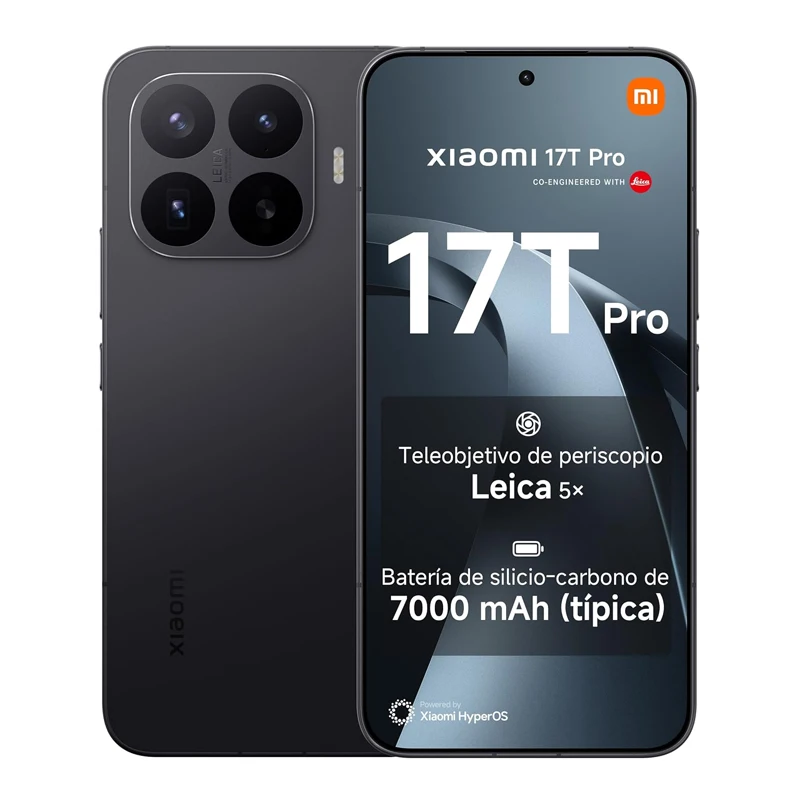 Xiaomi 17T Pro 5G Global Version, 6,83 inch 144Hz AMOLED, Dimensity 9500, 50MP Leica camera, 7000mAh batterij, NFC smartphone