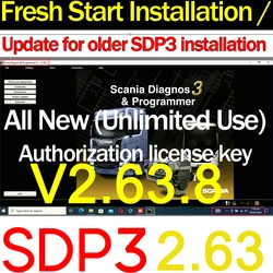 SDP3 2.62.7 Update New VCI3 Full Chip VCi3 for Scania Heavy Duty Truck Buses Engine Diagnostic Programmer Work More PC Unlimited