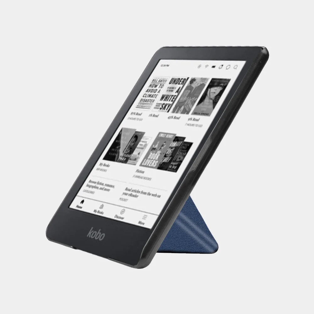 Schlanke Hülle für Kobo Clara 2E (Version 2022, Modell N506) – leichtes Buchcover aus PU-Leder für Clara 2e N506 mit automatischer Sleep/Wake