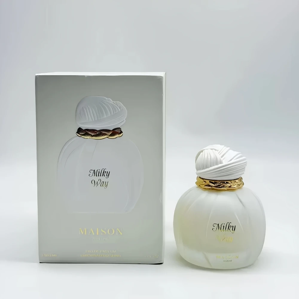 

Maison Milky Way Fragrance for Women: Luxe Golden Accent, Long-Lasting Sweet & Creamy Aroma