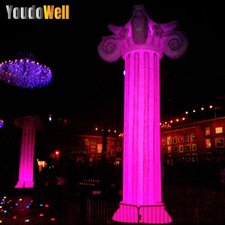 Giant Inflatable Roman Column Model Used In Large-Scale Exhibition Area Decoration