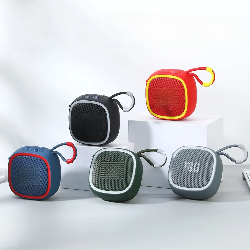 Bluetooth Lautsprecher TG659 Mini Tragbare Drahtlose Leistungsstarke Lautsprecher TWS BT 5,3 Sound Box HIFI Lautsprecher Unterstützt TF Karte Radio
