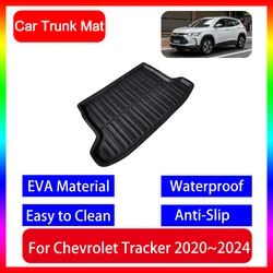 For Chevrolet Tracker 2020 2021 2022 2023 2024 Car Trunk Mat AUTO Tail Boot Tray Cargo Carpet Pad Waterproof ProtectIve Trunk