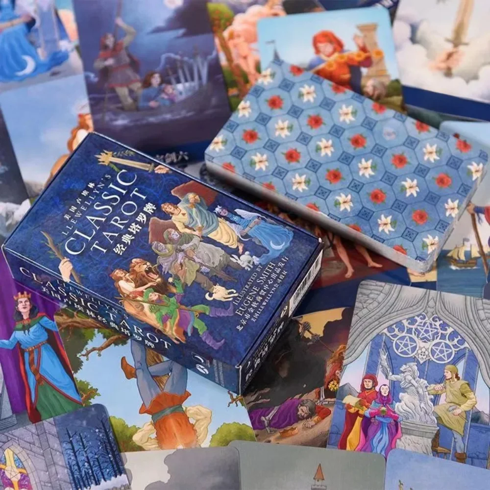 Tarot classique de Llewellyn 12*7 cm en édition chinoise 78 pièces cartes cavalier système d'attente symbolisme et signification classiques