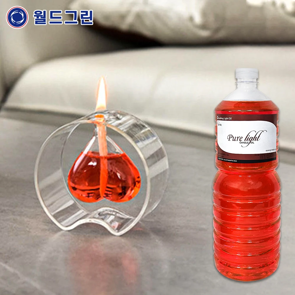 سعة كبيرة زيت البارافين مصباح التخييم زيت شمعة إزالة رائحة المزاج الرومانسي