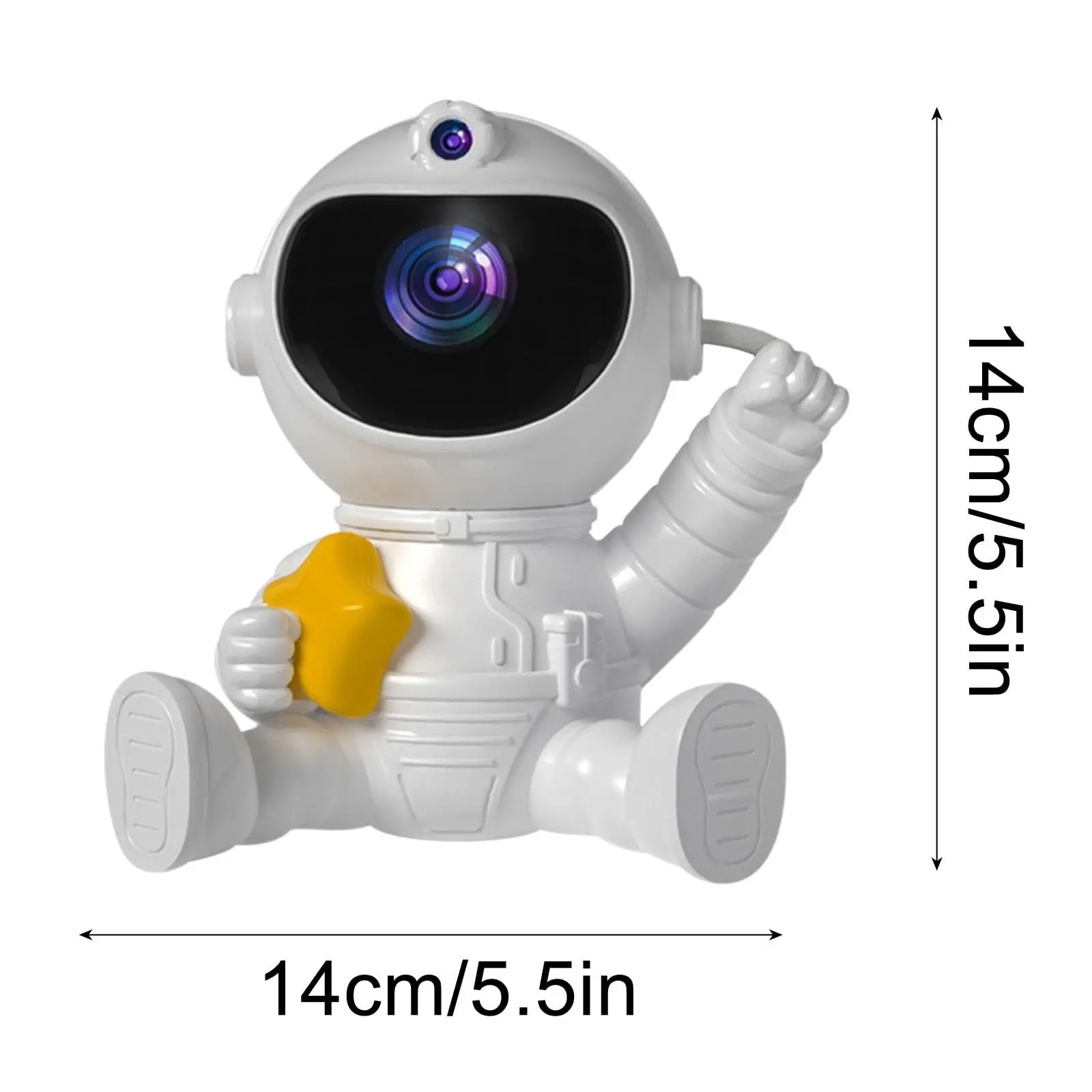 Astronauta e Projetor Galáxia, Luz de Projeção, Controle Remoto, 360 ° Ajustável, Presente de Natal, Decoração