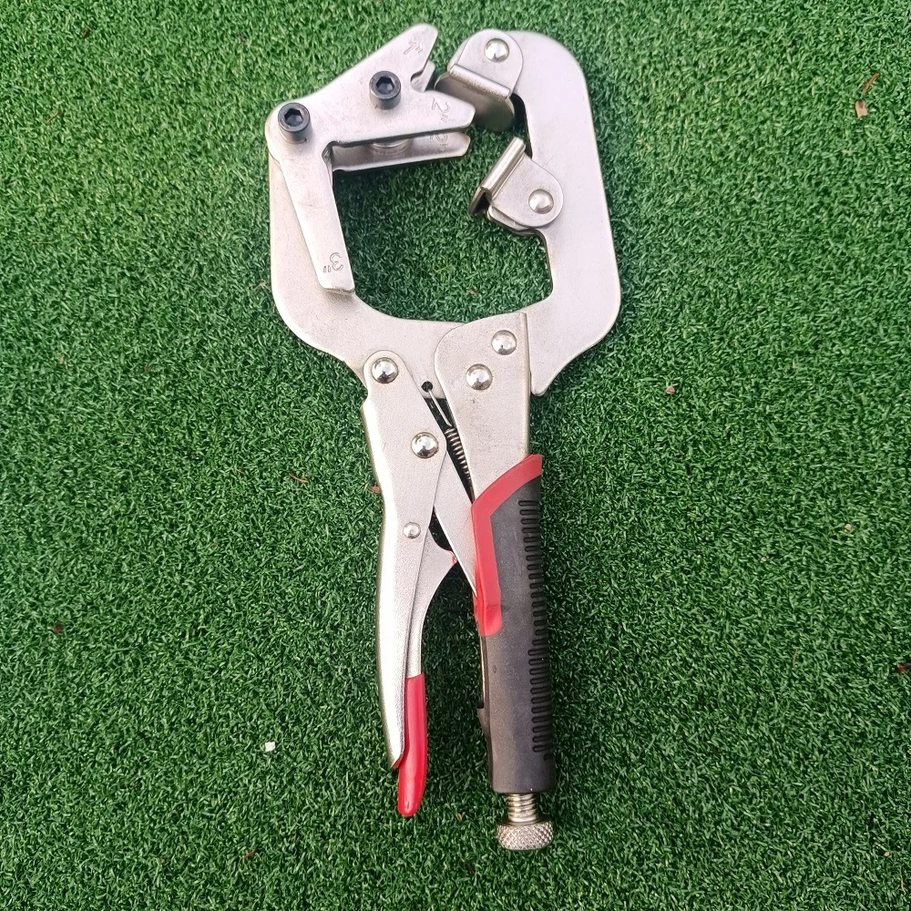 Imagem -06 - Polegada c Clamp Locking Alicate Non Slip Handle 1in2in 2in3in 270 ° Rotação Labor Saving Welding Clamp para Tubos Redondos Quadrados 10