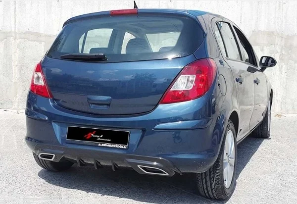 Car Rear Bumper Lip Diffuser Spoiler Rear Side Splitters Flaps For Opel Corsa D Spoiler Deflector Durable Protector