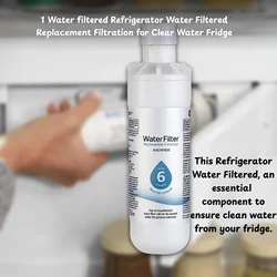 Replacement Water Filter for Refrigerator Easy to Install Fridge Water Filter for Refrigerator Fridge Water Freezer Spare Part