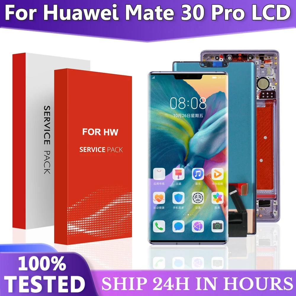 6.53\'\' OLED For Huawei mate 30 pro 5G LCD LIO-L09 L29 AL00 TL00 Display Touch Screen Digitizer Assembly Mate30 pro Display