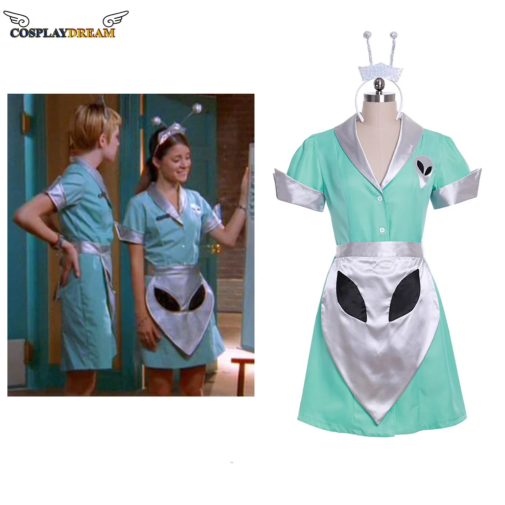 Roswell lisa Parker clashdown Cafe Maid costume cosplay Halloween party adult ladies Maid costume alien maid uniform suit