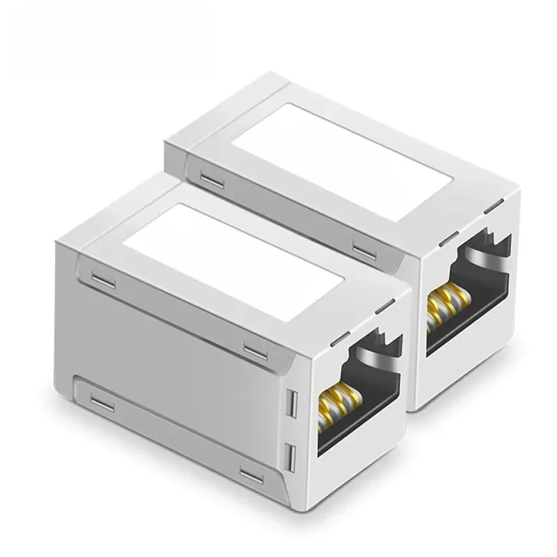 ZoeRax RJ45 coupleur Ethernet Extender 10 Gbps, coupleur Ethernet Cat7 connecteur femelle à femelle pour câble Cat7/Cat6/Cat5e