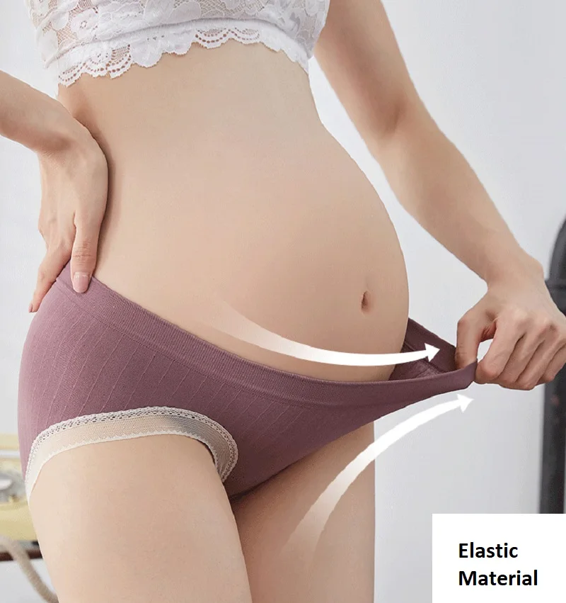 3pcs Cotton Low Waist Maternity Clothes Panties Premama Underwear Clothing Soft Pregnant Women Shorts Intimates Pregnancy Briefs