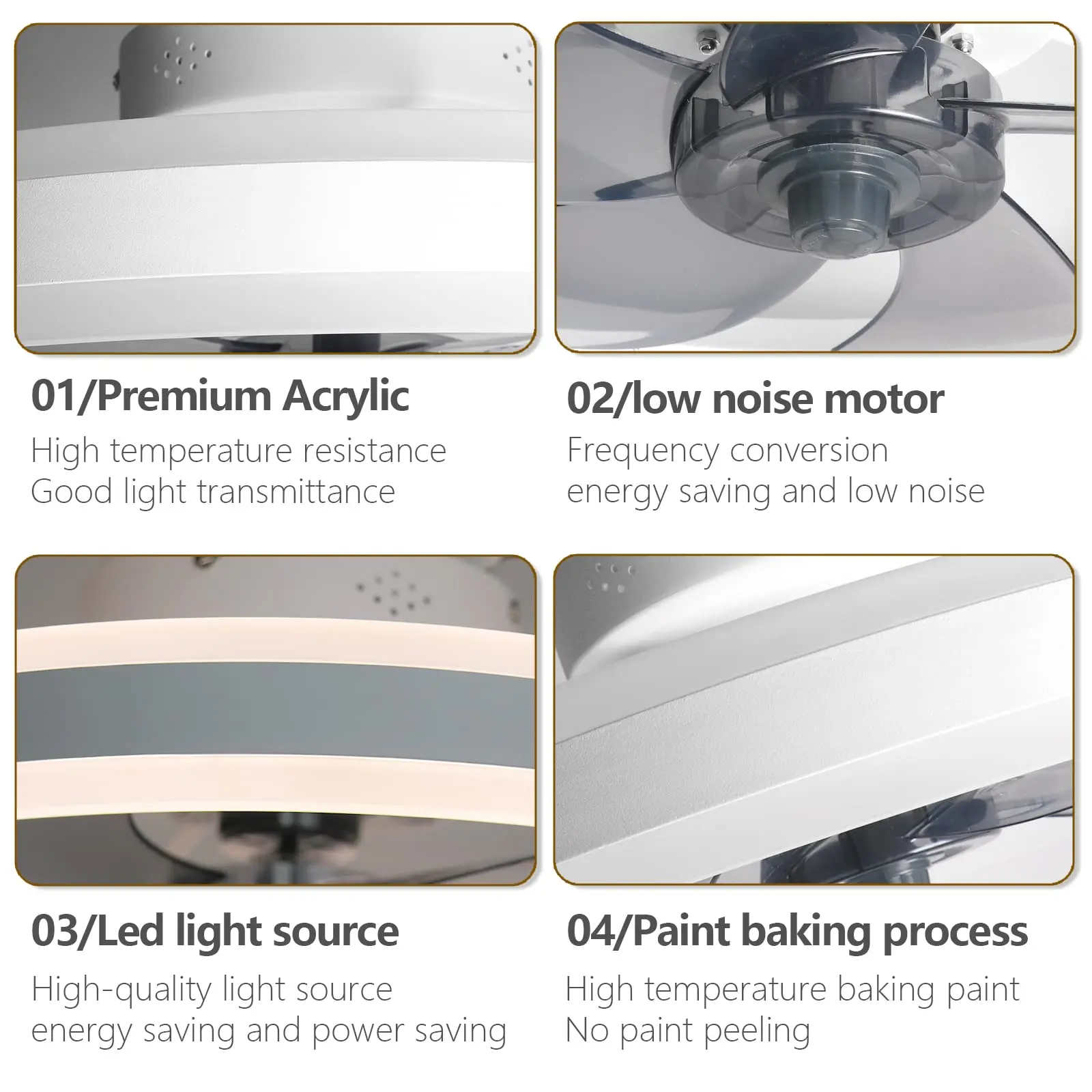 Ceiling Fan with LED Light 6