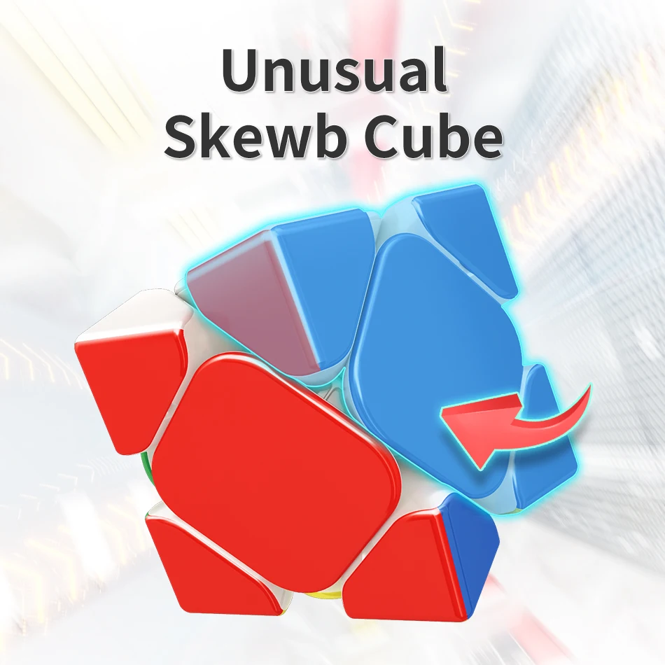 MoYu RS M Skewb 3X3 Từ Cube 3X3X3 Ma Thuật Cube 3 × 3 Rubick Của cube Tốc Độ Đặc Biệt Câu Đố Nam Châm Thần Tài Trẻ Em Của Đồ Chơi