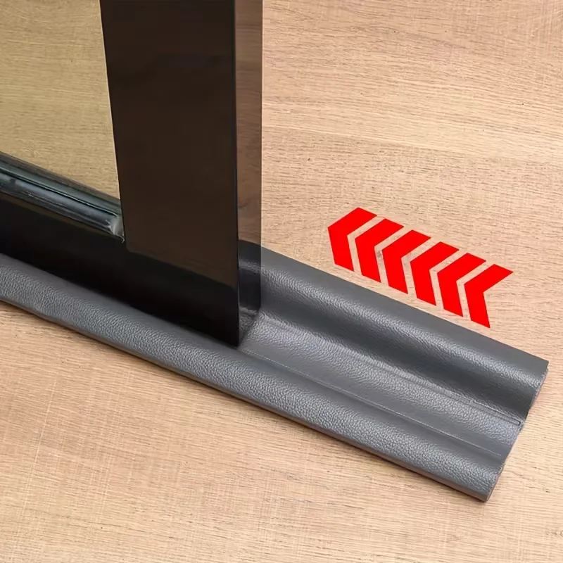 1PC 96cm/37.79in Door bottom seal strip Soundproof Insulation Wind Under Door Draft Stopper Blocker Weather Strip for Interior