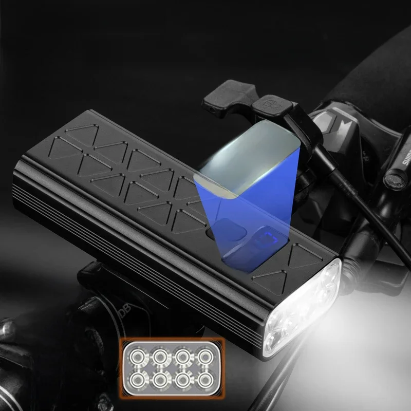 AliExpress SHIZIWANGRI Bicycle Light Front 5000Lumen Bike Light 10000mAh Waterproof Flashlight USB Charging MTB Road Cycling Lamp Bike Accessories